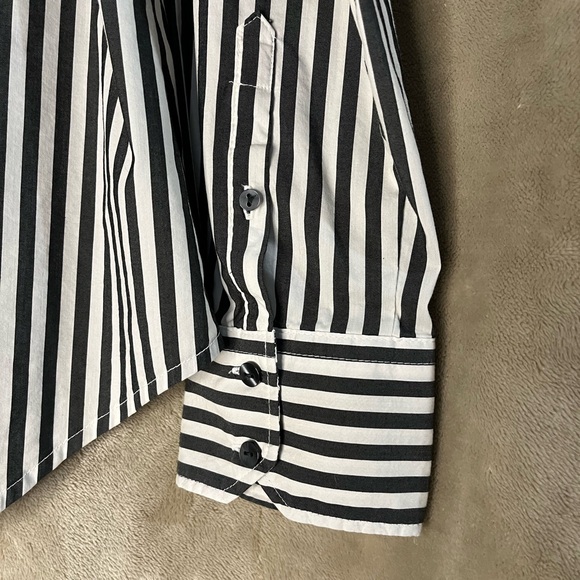 WORTHINGTON COLLARED CUFFED LONG SLEEVE SHIRT - Picture 8 of 12